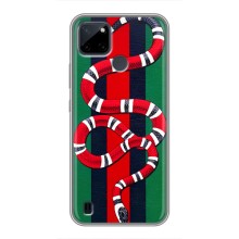 Чехлы ГУЧЧИ для Реалми Ссы21Й (AlphaPrint) (Gucci змия)