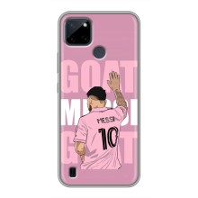 Чохли Лео Мессі в Маямі на Realme C21Y – GOAT MESSI