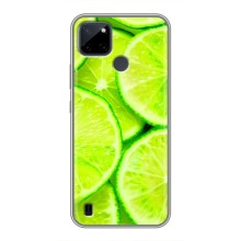Чехлы с Фруктами для Realme C21Y (VPrint) (Лайм)