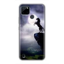 Чехлы с изображением разных животных для Realme C21Y (Лошадь)
