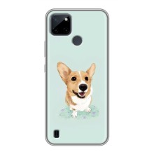 Чехлы с собаками для Realme C21Y (VPrint) (Корги)