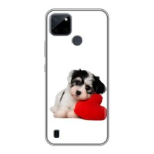 Чехлы с собаками для Realme C21Y (VPrint) (Песик)