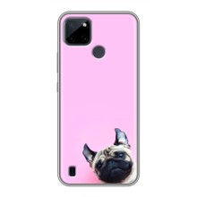Чехлы с собаками для Realme C21Y (VPrint) (Смешная собака)