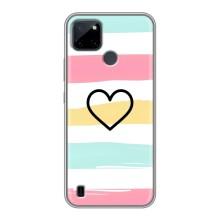 Чохли з тематикою "Маленькі Сердчеки" на Realme C21Y (Гарне сердечко)