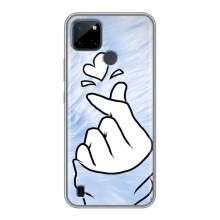 Чохол (Знак сердечка) для Realme C21Y – Серце знак