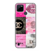Чохол (Dior, Prada, YSL, Chanel) для Realme C21Y (Модніца)