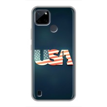 Чехол Флаг USA для Realme C21Y – USA