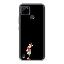 Чехол ГРИНЧ для Realme C21Y – Гринч на чорном