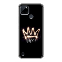 Чохол (Корона на чорному фоні) для Realme C21Y