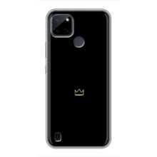 Чохол (Корона на чорному фоні) для Realme C21Y (Міні корона)