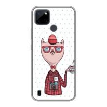 Чехол на тематику: Коты для Realme C21Y – Кот аристократ