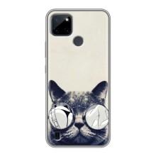 Чехол на тематику: Коты для Realme C21Y – Модный кот