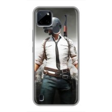 Чехол PUBG для Реалми Ссы21Й (AlphaPrint) (Пабг мен)