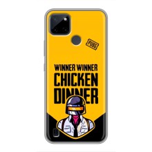 Чехол PUBG для Реалми Ссы21Й (AlphaPrint) (Pubg шлем)