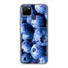 Чехол с изображением  вкусной еды для Realme C21Y – Голубика