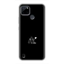 Чехол с картинками на черном фоне для Realme C21Y – Книжки