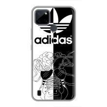 Чехол в стиле "Адидас" для Realme C21Y – Adidas шнурки