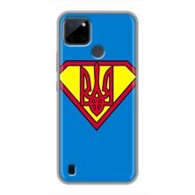 Чехол с картинкой (Патриотический ГЕРБ) на Realme C21Y (Super - Герб)
