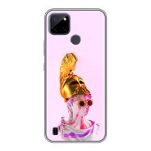 Чехол с Прикольным принтом на Realme C21Y (АРТ Статуя)