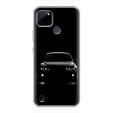 Чехол для Реалми Ссы21Й - с принтом БМВ (AlphaPrint) (Машина BMW)