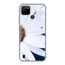 Чохол з ромашками на Realme C21Y – Пів ромашки