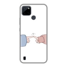 Чехлы на день мамы для Realme C21Y – Руки мамы