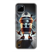Чехол с мемом Тралалело тралала на Realme C21Y (Капучино асасино)