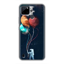 Космические Чехлы для Реалми Ссы21Й (VPrint) (Планеты шарики)