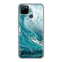 Летний Чехол на Realme C21Y – Морская волна