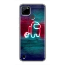 Чехол "Амонг Ас" для Realme C21Y – С питомцем