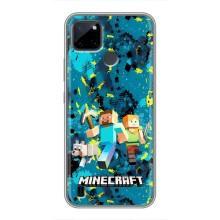 Чехлы для Realme C21Y (Персонажи Майн Крафт) – Майнкрафт