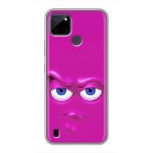 Чохли (ТПУ) (смішні стікери) для Realme C21Y – Хитра мордочка