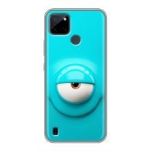 Чохли (ТПУ) (смішні стікери) для Realme C21Y – Одноглазик
