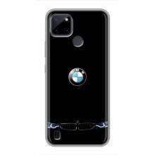 Силіконовий бампер з картинкою машини на Realme C21Y – Чорний BMW