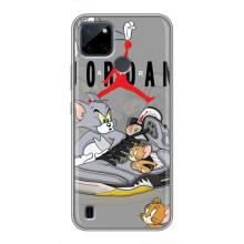 Силиконовый Чехол Nike Air Jordan на Realme C21Y – Air Jordan