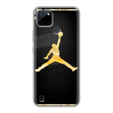 Силиконовый Чехол Nike Air Jordan на Realme C21Y (Джордан 23)