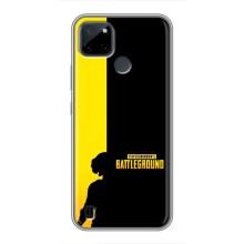 Чохол (TPU) з картинкою "Лого Пабг" на Realme C21Y (Battlegrounds)