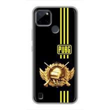 Чохол (TPU) з картинкою "Лого Пабг" на Realme C21Y (Логотип PUPG)