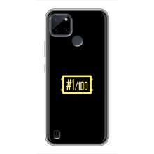 Чохол (TPU) з картинкою "Лого Пабг" на Realme C21Y (ТОП 1)