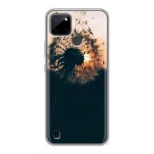 Силіконовий Чохол з кульбабками на Realme C21Y – Гарна кульбабка