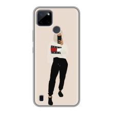 Силиконовый Чехол на Realme C21Y с картинкой Стильных Девушек (Стильная)