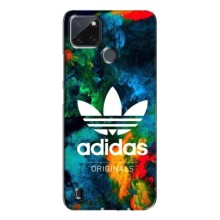 Чехлы Адидас для Realme C21Y (AlphaPrint) (Яркий Адидас)