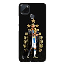 Чехлы для Realme C21Y (Leo чемпион) (AlphaPrint) (Месси Король)