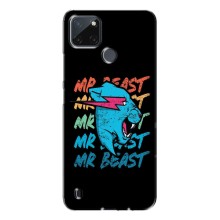 Чехлы Мистер Бист для Realme C21Y – logo Mr beast