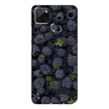 Чехлы с Фруктами для Realme C21Y (VPrint) (Ежевика)