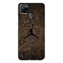 Чехлы для Realme C21Y - с картинкой JORDAN (AlphaPrint) (Logo Jordan)