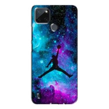Чехлы для Realme C21Y - с картинкой JORDAN (AlphaPrint) (Яркий Джордан)