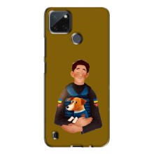 Чехлы с картинкой собаки Патрон для Realme C21Y (AlphaPrint) (ЗСУ Патрон)