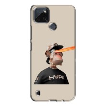 Чехлы с Обезьянами NFT для Realme C21Y (AlphaPrint) (обезьяна NFT в очках)