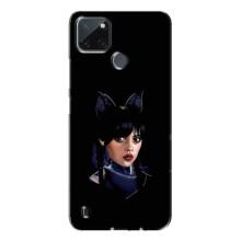 Чехлы с принтом Уэнсдей на Realme C21Y (Милая Уэнсдей)